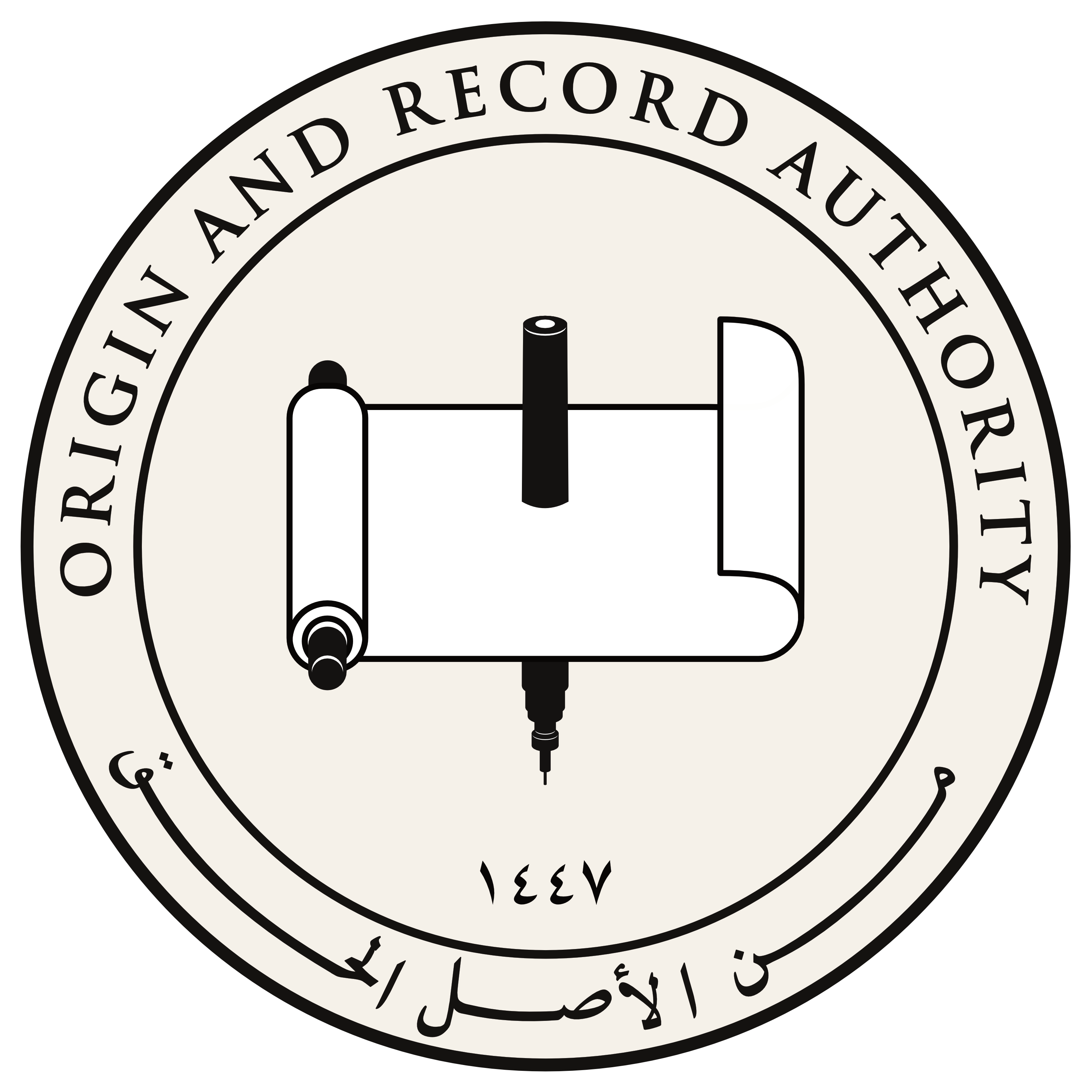 The Great Seal of the Origin and Record Authority Great Seal of the ORA